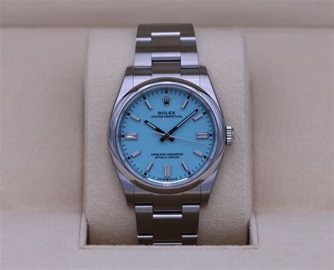 rolex tiffany blue 36mm price